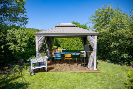 Sojag Taupe Curtains for Monaco Gazebo Canopy & Gazebo Accessories SOJAG 