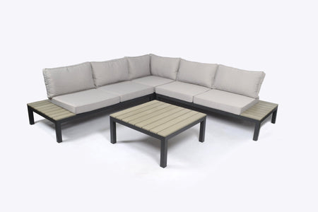 Tortuga Outdoor Lakeview 4 Pc Outdoor Patio Sectional Set Outdoor Furniture Tortuga Outdoor 