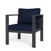 Image of Tortuga Outdoor Lakeview Aluminum Chair Set (2 Chairs & 2 Ottomans) Outdoor Furniture Tortuga Outdoor Navy 