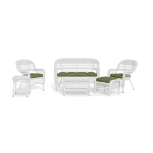 Tortuga Outdoor Portside 6 Pc Seating Set - WHITE Outdoor Furniture Tortuga Outdoor Olive 