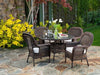 Tortuga Outdoor Sea Pines 5-Piece Dining Set (4 dining chairs, 48" dining table) Outdoor Furniture Tortuga Outdoor 