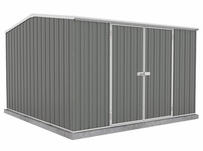 Absco Premier 10' x 10' Metal Storage Shed Shed Absco 