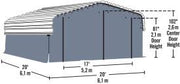 Image of Arrow 20 x 20 Enclosure Cover Only Accessories Arrow Shed 
