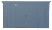 Image of Arrow Classic Steel Storage Shed, 10x4 Shed Arrow Blue Grey 