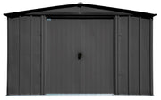 Image of Arrow Classic Steel Storage Shed, 10x8 Shed Arrow Charcoal 