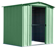 Image of Arrow Classic Steel Storage Shed, 6x5 Shed Arrow Sage Green 