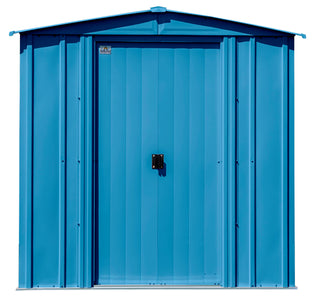 Arrow Classic Steel Storage Shed, 6x7 Shed Arrow Blue Grey 