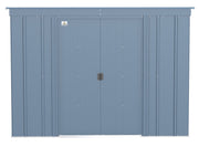 Image of Arrow Classic Steel Storage Shed, 8x4 Shed Arrow Blue Grey 