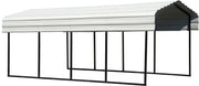 Image of Arrow Galvanized Steel Carport 10 x 20 x 7 ft. Carport Arrow 