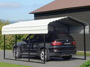 Image of Arrow Galvanized Steel Carport 10 x 24 x 7 ft. Carport Arrow 