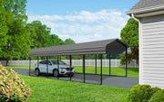 Image of Arrow Galvanized Steel Carport 12 x 29 x 9 ft. Carport Arrow 