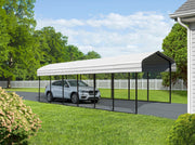 Image of Arrow Galvanized Steel Carport 12 x 29 x 9 ft. Carport Arrow 