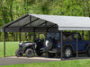 Arrow Galvanized Steel Carport 20 x 24 x 7 Carport Arrow 
