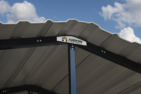 Arrow Galvanized Steel Carport 20 x 29 x 9 Carport Arrow 