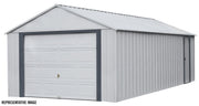 Image of Arrow Murryhill 14 x 21 Garage, Steel Storage Building, Prefab Storage Shed Garage Arrow 