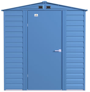 Arrow Select Steel Storage Shed, 6x5 Shed Arrow Blue 