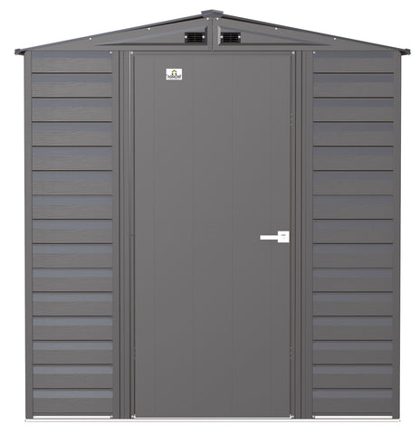 Image of Arrow Select Steel Storage Shed, 6x5 Shed Arrow Dark Grey 
