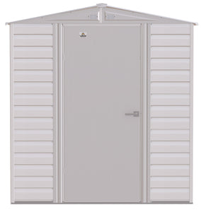 Arrow Select Steel Storage Shed, 6x5 Shed Arrow Light Grey 