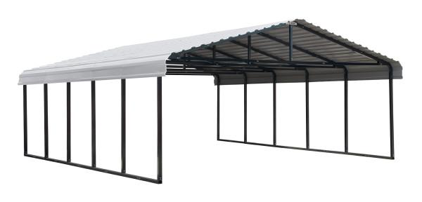 Arrow Shed 20 x 24 Carport Galvanized Steel Roof Carport Arrow Shed 