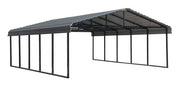 Image of Arrow Shed 20 x 24 Carport Galvanized Steel Roof Carport Arrow Shed 