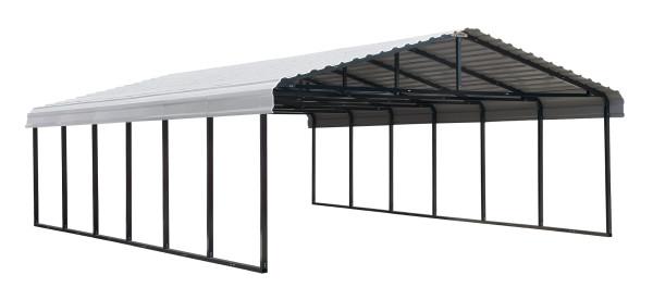 Arrow Shed 20 x 29 Carport Galvanized Steel Roof Carport Arrow Shed 