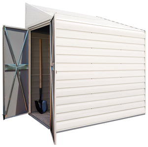 Arrow Yardsaver 4 x 10 ft. Pent Roof Steel Storage Shed Shed Arrow 