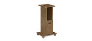 Image of Brunswick Heritage Floor Cue Rack Game Room Furniture Brunswick Billiards Rustic Dark Brown 