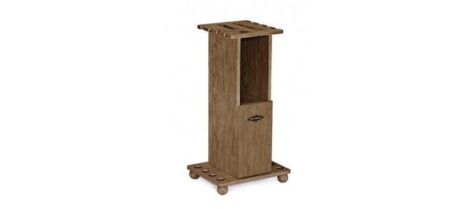 Brunswick Heritage Floor Cue Rack Game Room Furniture Brunswick Billiards Rustic Dark Brown 