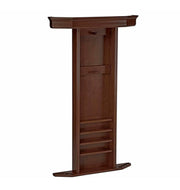 Image of Brunswick Heritage Wall Cue Rack Game Room Furniture Brunswick Billiards Espresso 
