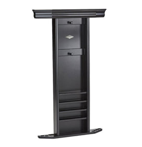 Brunswick Heritage Wall Cue Rack Game Room Furniture Brunswick Billiards Matte Black 