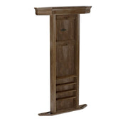 Image of Brunswick Heritage Wall Cue Rack Game Room Furniture Brunswick Billiards Nutmeg 