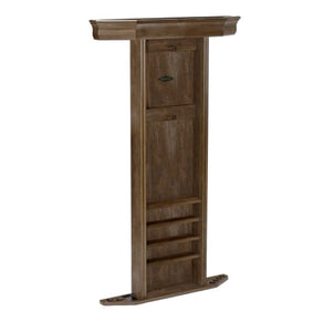 Brunswick Heritage Wall Cue Rack Game Room Furniture Brunswick Billiards Nutmeg 