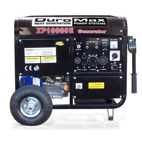Image of DuroMax 10000-Watt 18-HP Portable Gas Electric Start Generator - The Better Backyard
