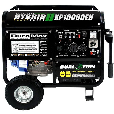 DuroMax 10000-Watt Electric Start Gas/Propane Portable Generator - The Better Backyard