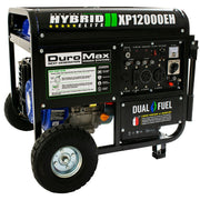 Image of DuroMax 12000-Watt 18 HP Portable Hybrid Gas/Propane Generator - The Better Backyard