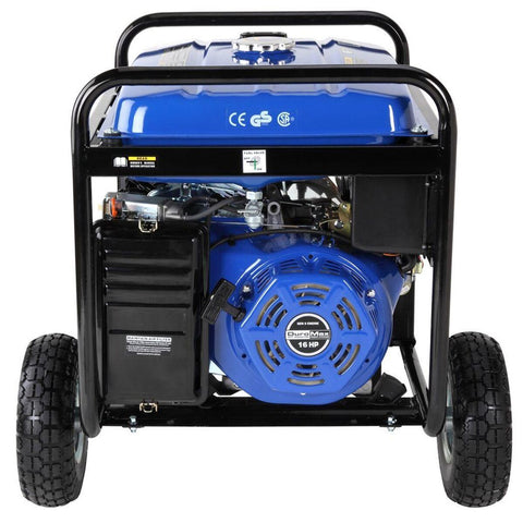 Image of DuroMax 16-Hp Gas 8500 Watt with Electric Start and Wheel Kit Generator - The Better Backyard