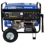Image of DuroMax 16-Hp Gas 8500 Watt with Electric Start and Wheel Kit Generator - The Better Backyard