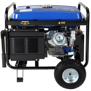 DuroMax 16-Hp Gas 8500 Watt with Electric Start and Wheel Kit Generator - The Better Backyard