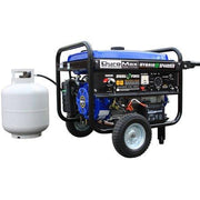 Image of DuroMax 4400-Watt Electric Start Hybrid Gas/Propane Portable Generator - The Better Backyard