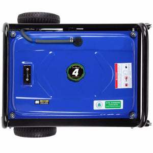 DuroMax 4400-Watt Electric Start Hybrid Gas/Propane Portable Generator - The Better Backyard