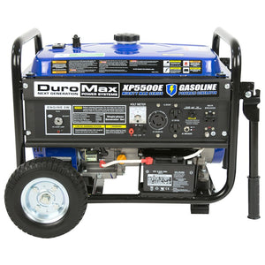 DuroMax 5500-Watt 7.5-Hp 36.6-Amp Portable Electric Start Gas Powered Generator - The Better Backyard