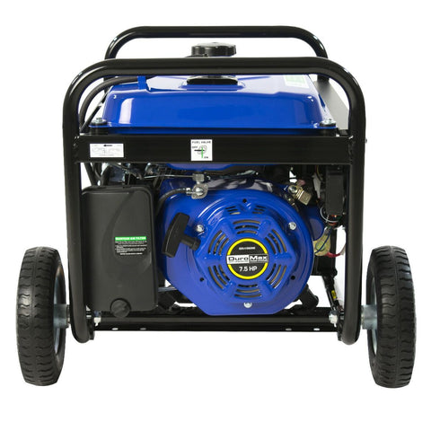 DuroMax 5500-Watt Electric Start Hybrid Gas/Propane Portable Generator - The Better Backyard