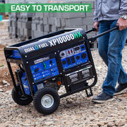 Image of DuroMax XP10000HX 10,000-Watt 439cc Dual Fuel Gas Propane Portable Generator with CO Alert Generator DuroMax 