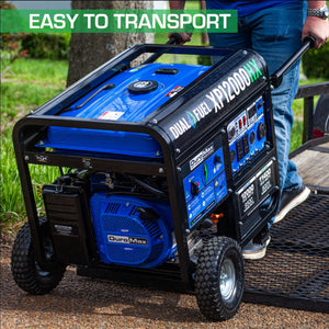 DuroMax XP12000HX 12,000-Watt 460cc Dual Fuel Gas Propane Portable Generator with CO Alert Generator DuroMax 