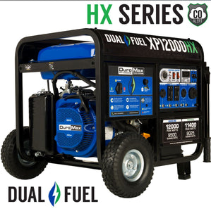 DuroMax XP12000HX 12,000-Watt 460cc Dual Fuel Gas Propane Portable Generator with CO Alert Generator DuroMax 