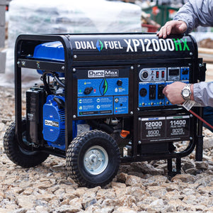 DuroMax XP12000HX 12,000-Watt 460cc Dual Fuel Gas Propane Portable Generator with CO Alert Generator DuroMax 
