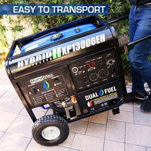 DuroMax XP13000EH 13,000-Watt 500cc Portable Hybrid Gas Propane Generator Generator DuroMax 