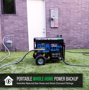DuroMax XP13000HXT 13,000 Watt Tri Fuel Portable HXT Generator w/ CO Alert Generator DuroMax 