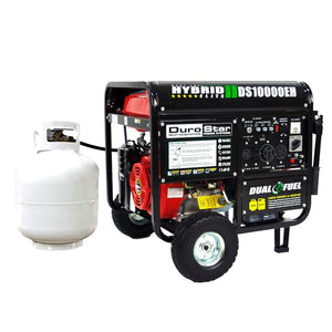 DuroStar 10,000-Watt 18-HP Gas/Propane HYBRID w/ Electric Start Generators - The Better Backyard