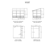 Image of Gazebo Penguin Add-a-Room Patio Enclosure Kit Slate Gray/Sand with Polycarbonate Roof Solarium Gazebo Penguin 